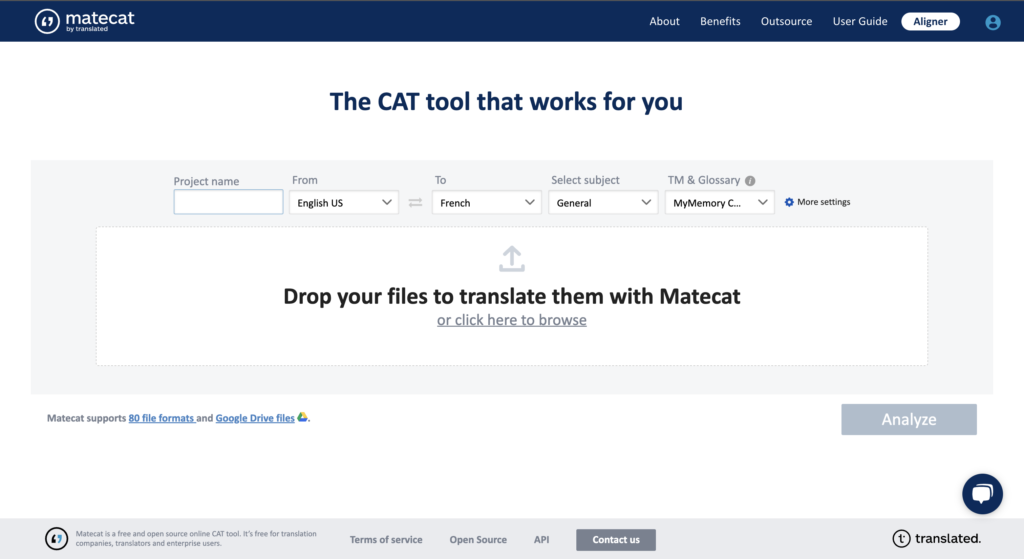 Matecat: AI Language Translation Tools